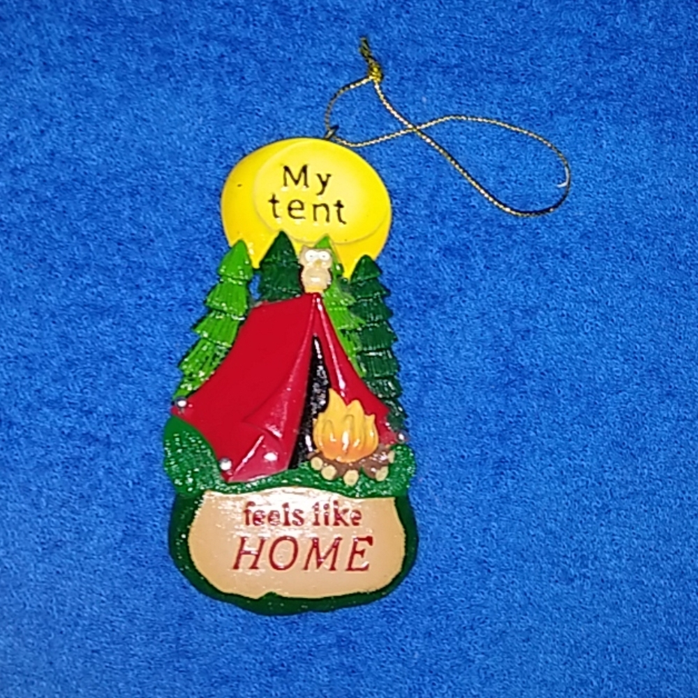 Tent Christmas ornament